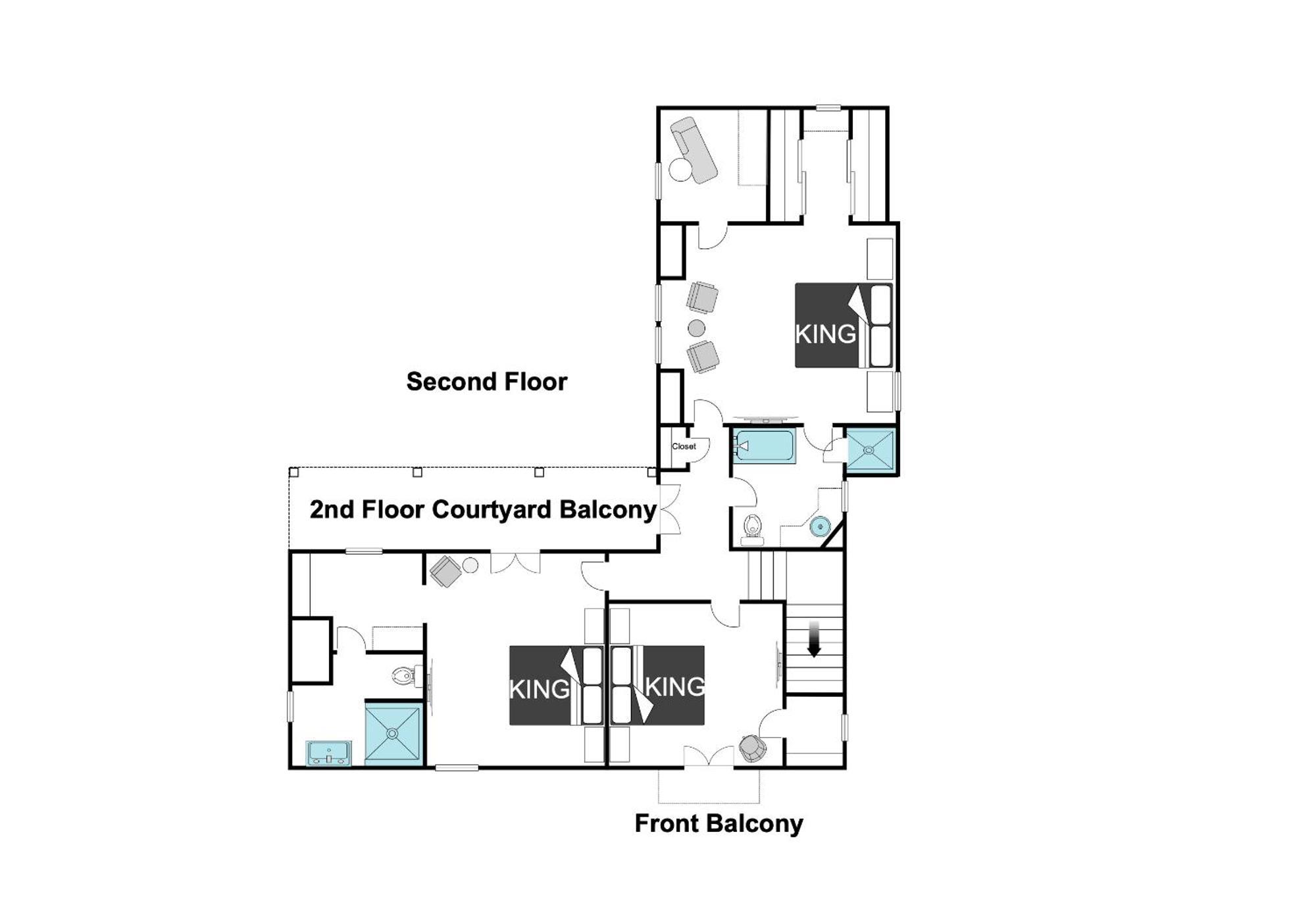 Holiday home Encanto- Luxe Spanish With 6 King Bedrooms, Courtyard And New Game Long Beach
